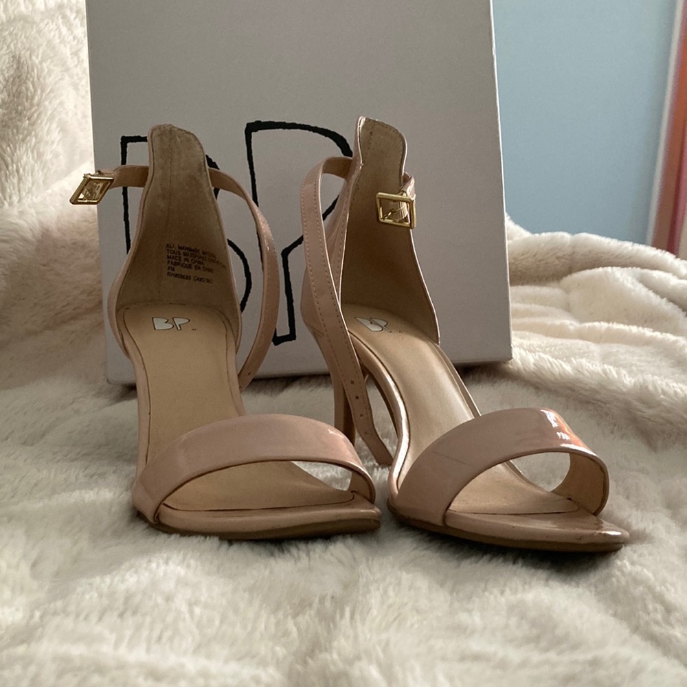 BP open toe sandal in nude